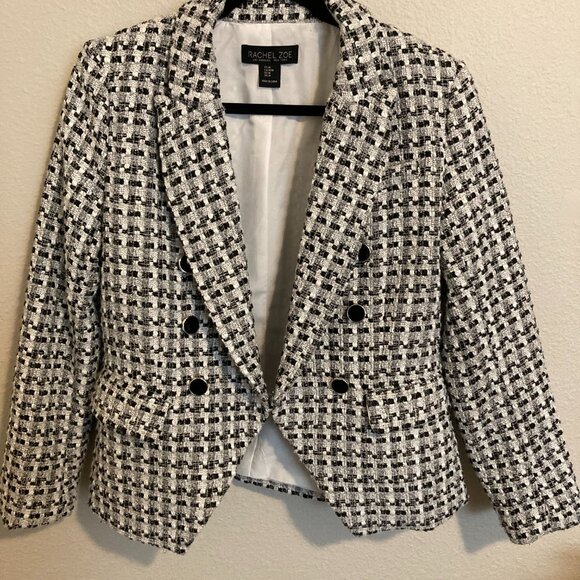 Rachel Zoe Houndstooth Blazer - Picture 2 of 7